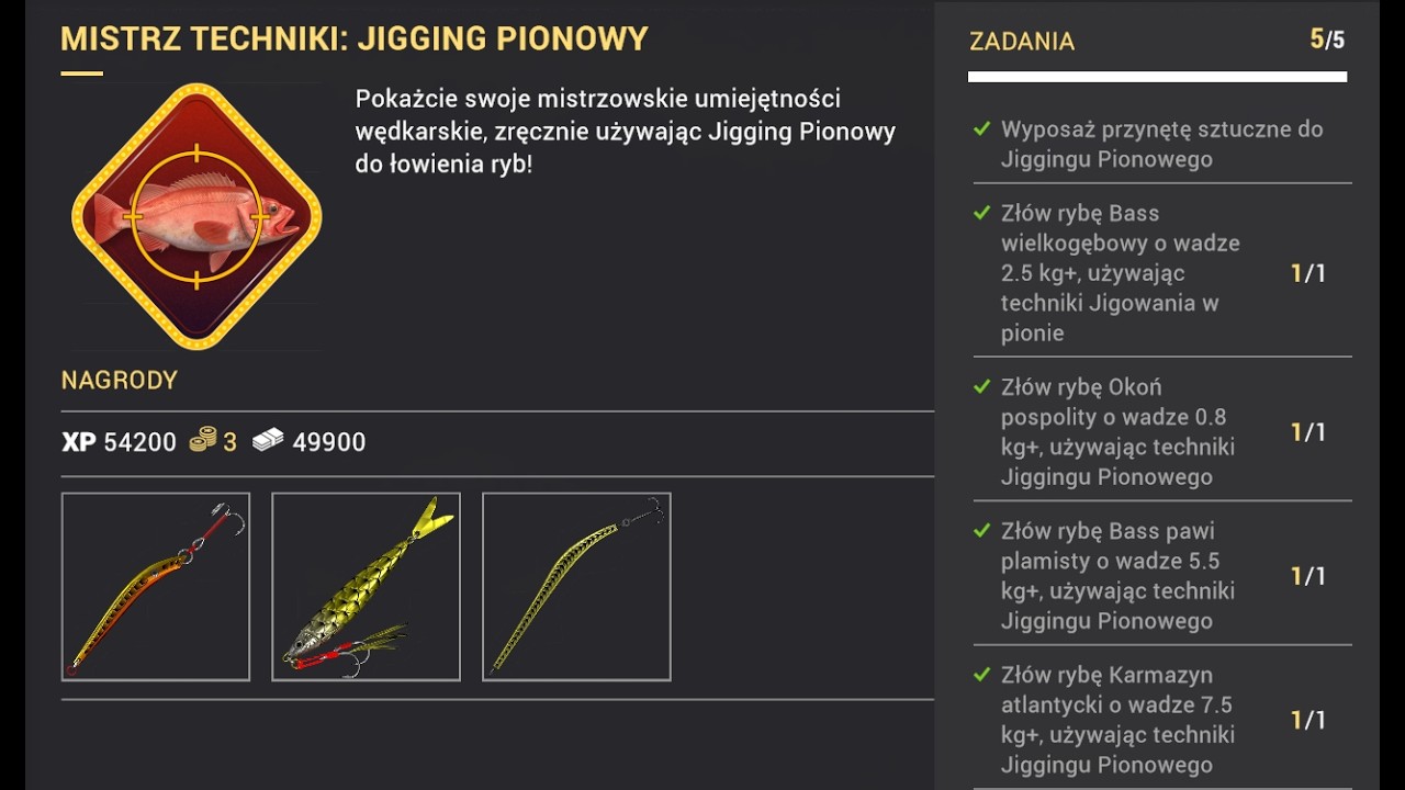 Fishing Planet Technique Master: Vertical Jigging | Mistrz Techniki: Jigging Pionowy