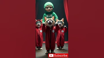 Squid Game… But With Cats?! 🐱💀 | AI Animated Cat Short