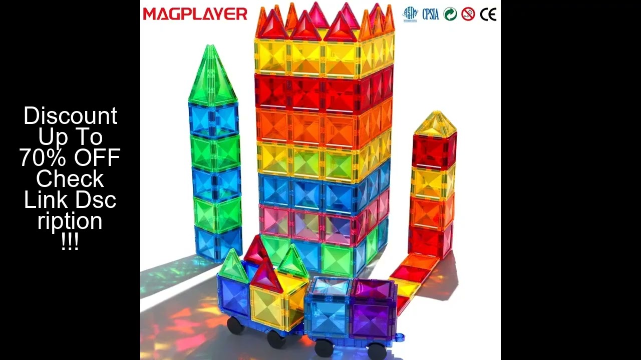 Montessori Educational Toys Magnetic Building Blocks Children DIY Construction Sets Star Diamond Mag