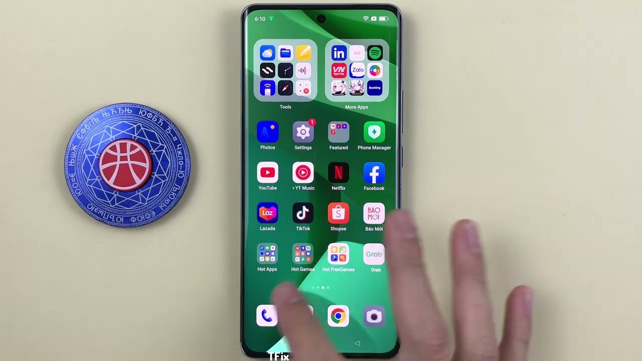 How to turn on/off autocorrect when typing on the keyboard on OPPO Reno10 5G Android 13