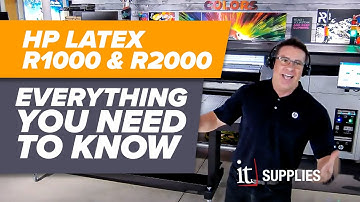 HP Latex R Printer Series Webinar R1000 | R2000 - Product Overview