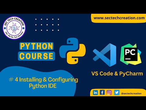 Installing PyCharm and VS Code for Python | Python IDE Insatllation