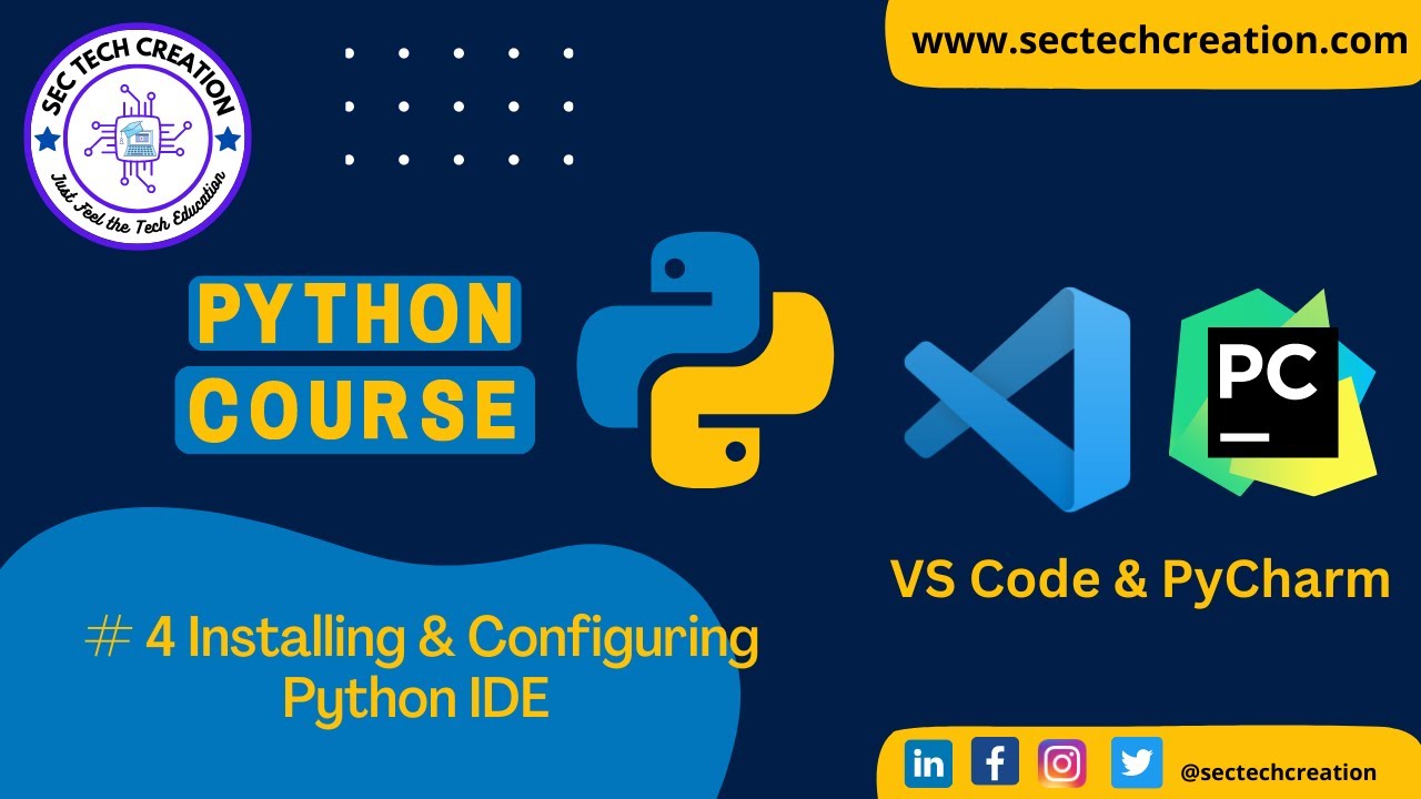 pycharm vs vs code -- which is best for python in... Installing PyCharm and VS Code for Python | Python IDE Insatllation ...