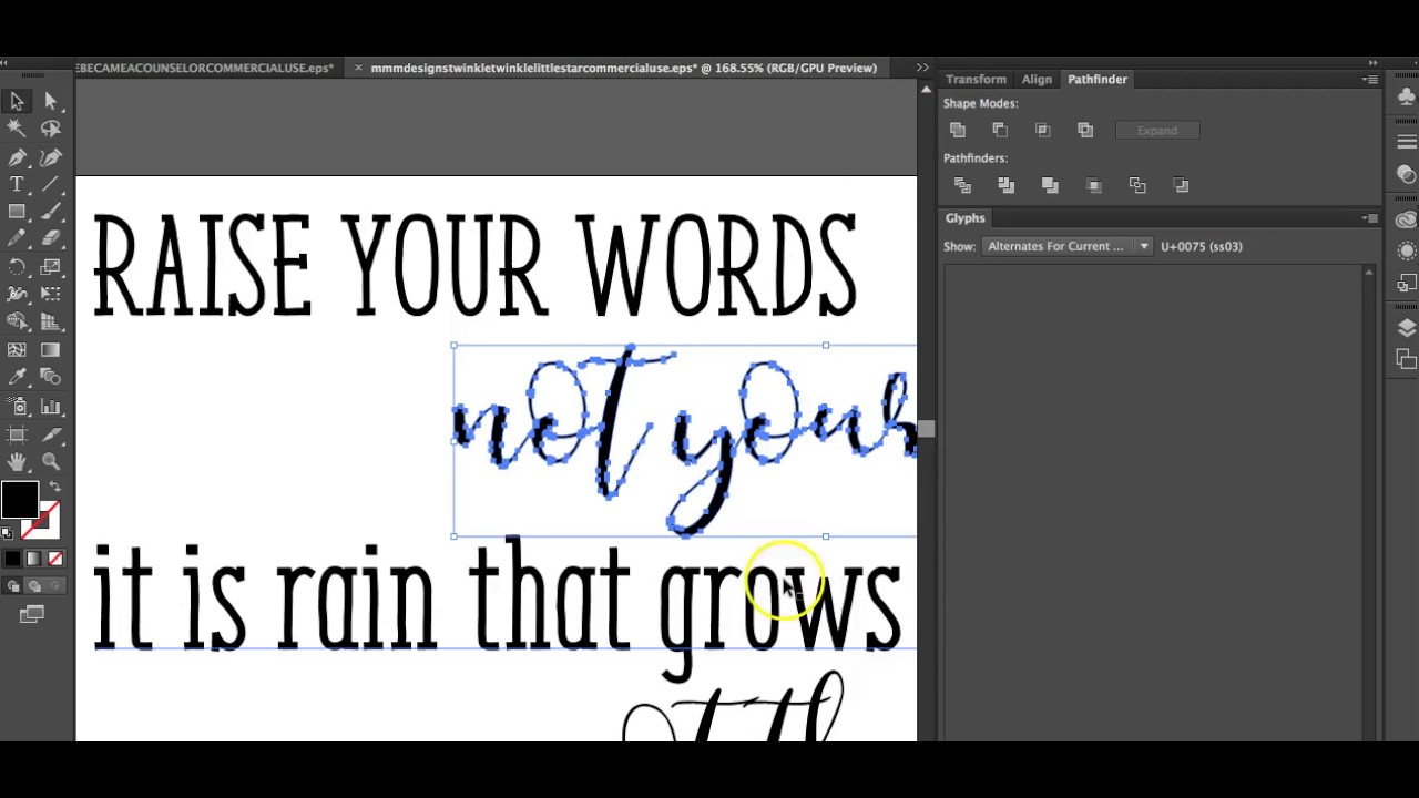 Designing in Illustrator VIDEO 2 - YouTube