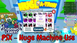 How to use the Huge-a-Tron Huge Making Machine! - Pet Simulator X