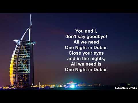 One Night In Dubai Lyrics Arsh Official Video Feat Helena All We Need Is One Night In Dubai