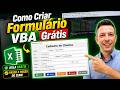 Cadastro de Clientes Excel VBA