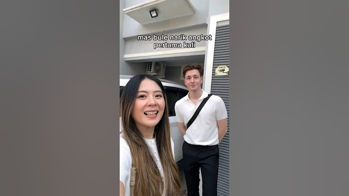 Mas Bule Narik Angkot Pertama Kali