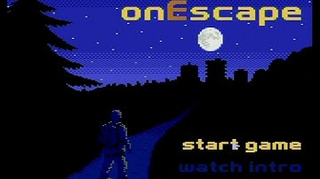 onEscape - A New Atari 8-bit Adventure Game