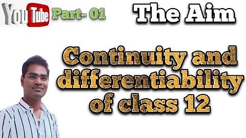 #continuity_and_differentiability #class12 #AbhayAnand #TheAim #Ncert_book_Solution