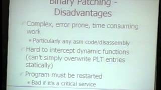 Black Hat EU 2001 - injectso: Modifying and Spying on Running Processes Under Linux