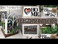 Everyday Farmhouse Decor DIYs using Dollar Tree wood items | Dollar Tree DIY