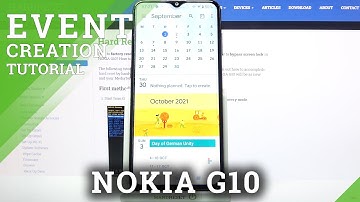 How to Add Event to Calendar in NOKIA G10 - Use Calendar