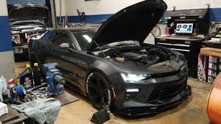 Camaro makes HUGE gains on E85! HEADERS ARE ON FIRE!!!