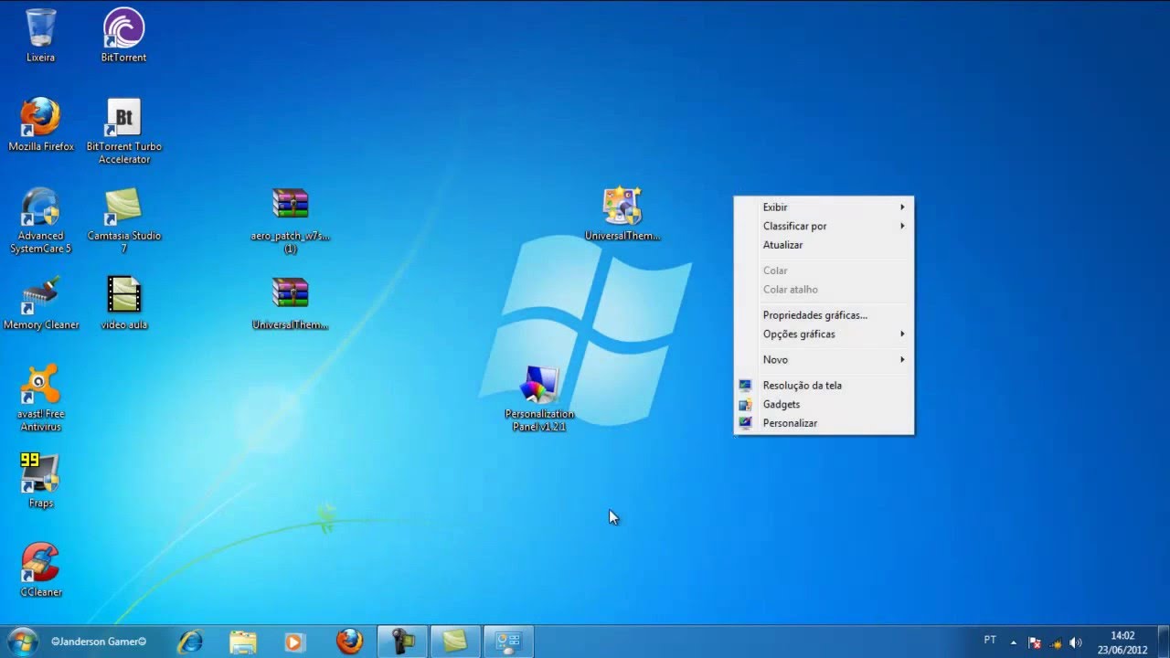 Como Alterar Plano De Fundo Windows 7