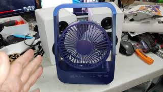 OPOLAR NEW 20000mAh Rechargeable Battery Operated Desk Fan Review