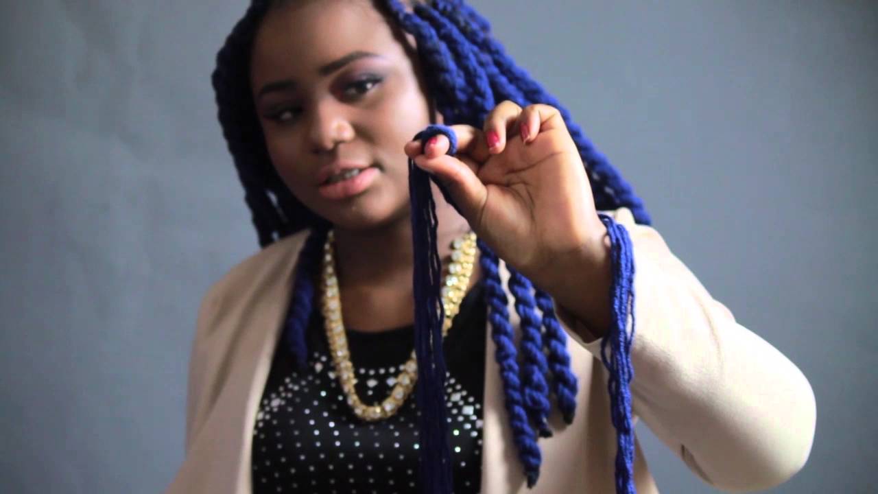 10. Pre-Stretched Braiding Hair for Senegalese Twists in Navy Blue - wide 2