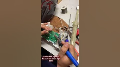 Sửa Nồi Cơm Điện Nội Địa Nhật Cắm Nhầm Điện 220V Tại Điện Lạnh Anh Thắng P1 #suanoicomdien #noidia