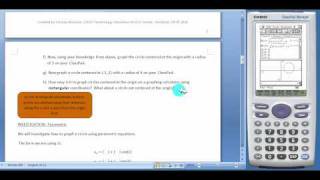 Rectangular, Parametric, and Polar Coordinate Systems