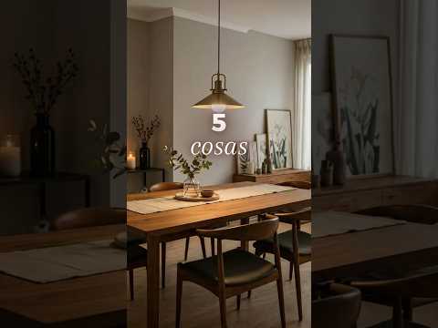 Diseña tu COMEDOR sin remodelar con estos trucos #interiordesign #hogar  #diseño  #homedecor #home