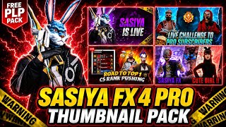 SFX 4 PRO PLP Pack 🔥 FREE Download | CS Rank + Live + VS Thumbnail | Password Inside