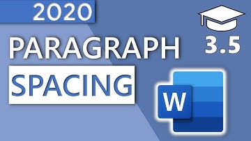 How to Change Paragraph Spacing in MS Word - 3.5 Master Course (2020 HD)