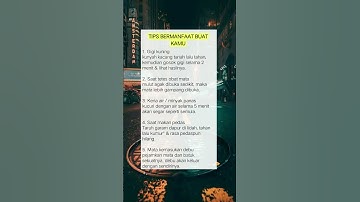 Tips Bermanfaat Buat Kamu