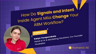 How Signals & Intent Transform ABM Workflows | Katya Tarapovskaia