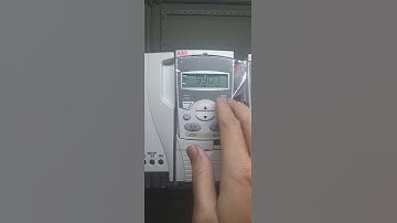 Setting motor parameters of ABB ACS 355 speed drive