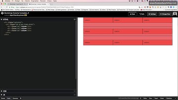 Bootstrap 4 layout: Grid system and breakpoints