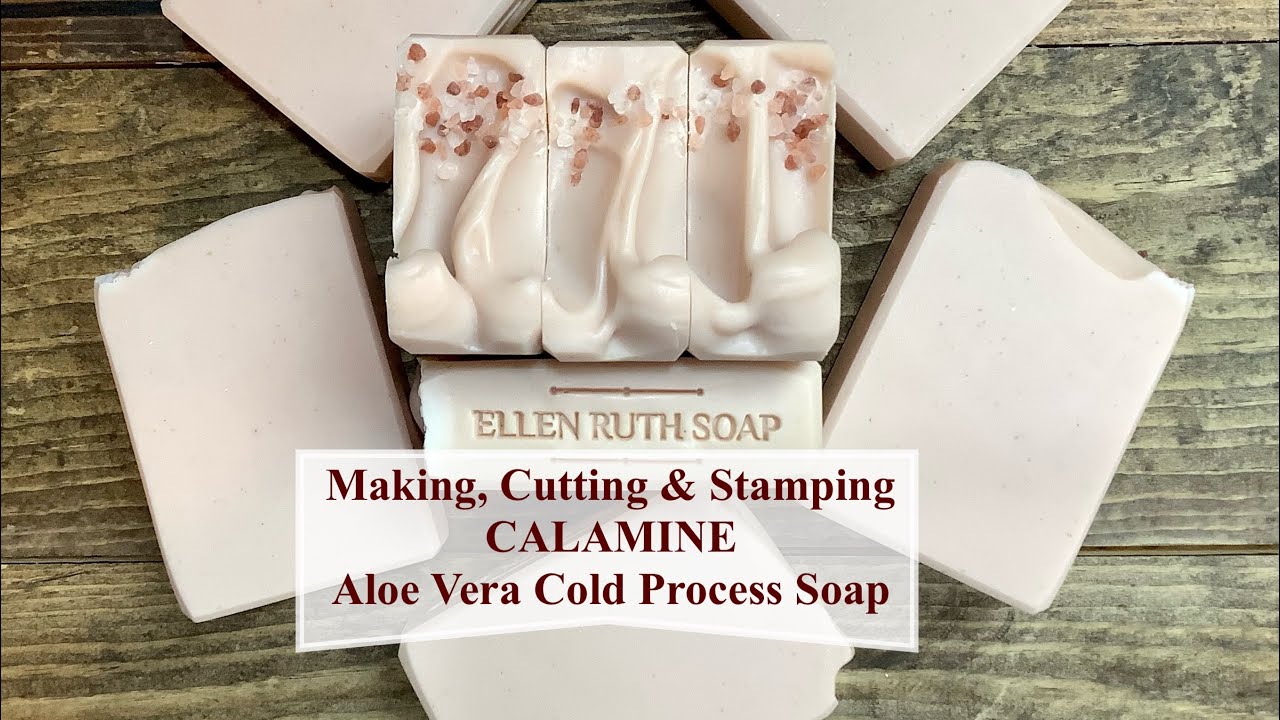 How To Make White Tea & Ginger CALAMINE Aloe Vera Cold Process Soap