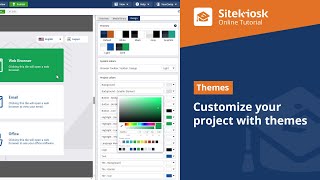 Customize your project with themes - SiteKiosk Online Tutorial