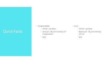 Filing the California Statement of Information