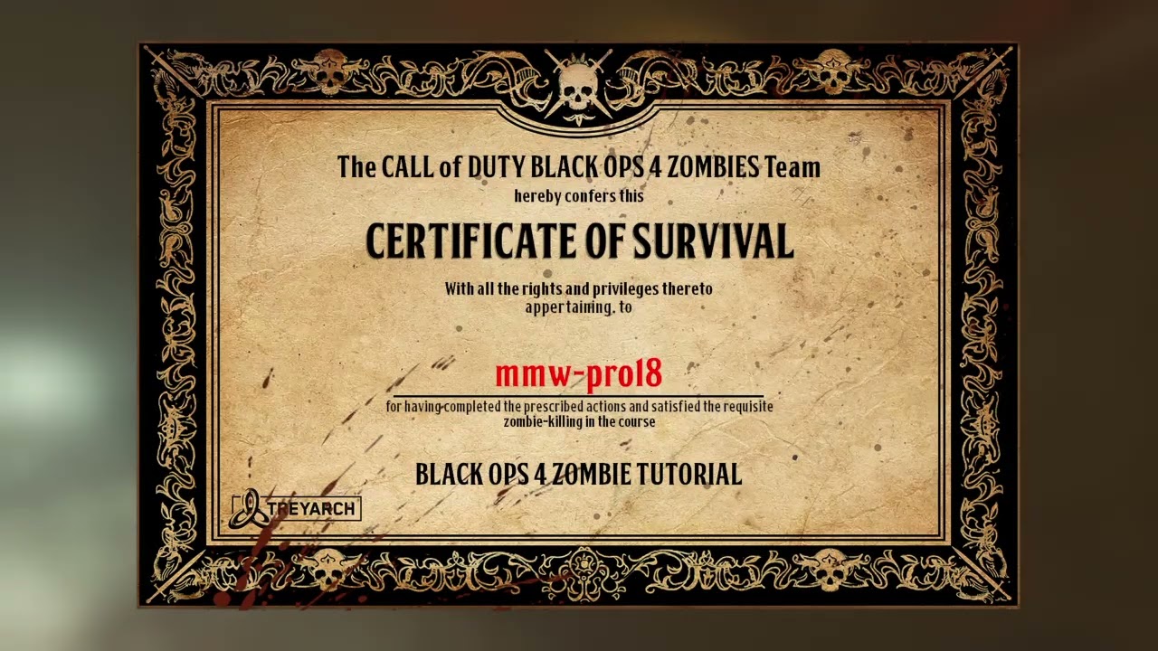 Cod bo4 zombies tutorial ending