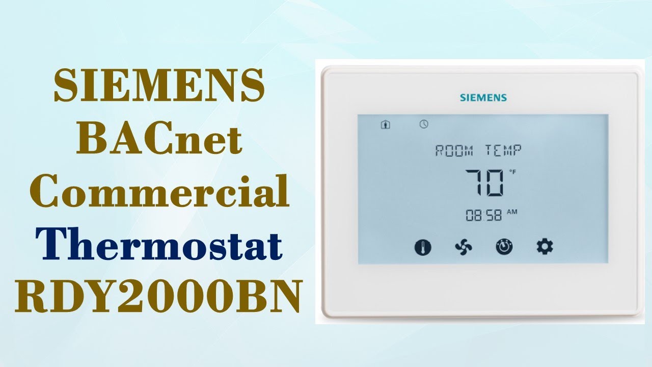 Thermostat RDY2000BN SiemensThermostat YouTube