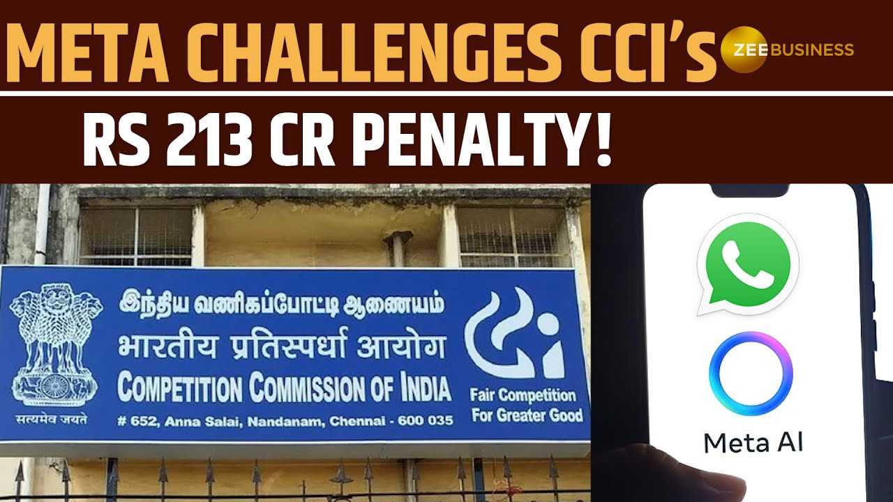 Meta Appeals CCI's Rs 213 Crore Penalty on WhatsApp |  Meta | Whatsapp | Penalty