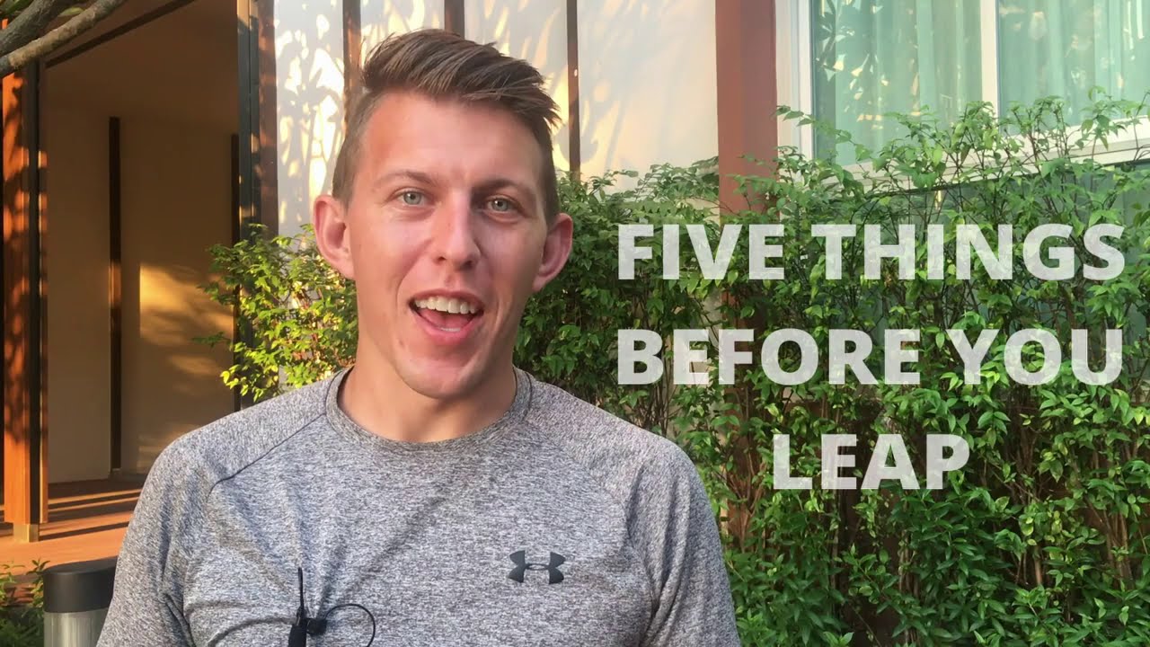 The Five Things You Need Before You Quit Your Job - YouTube