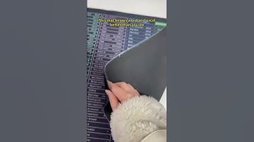 Master Keyboard Shortcuts with Style! #mousepad #deskmat #keyboardshortcuts