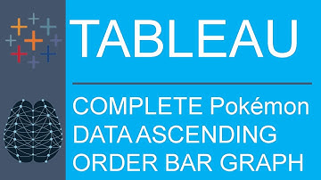 Tableau Desktop | Public Edition | Data Visualization | Complete Pokémon Data | Bar Graph ASC Order