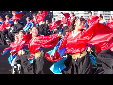 [4K] 香川大学よさこい連 風華　こいや祭り 2022 日曜日 (パン)