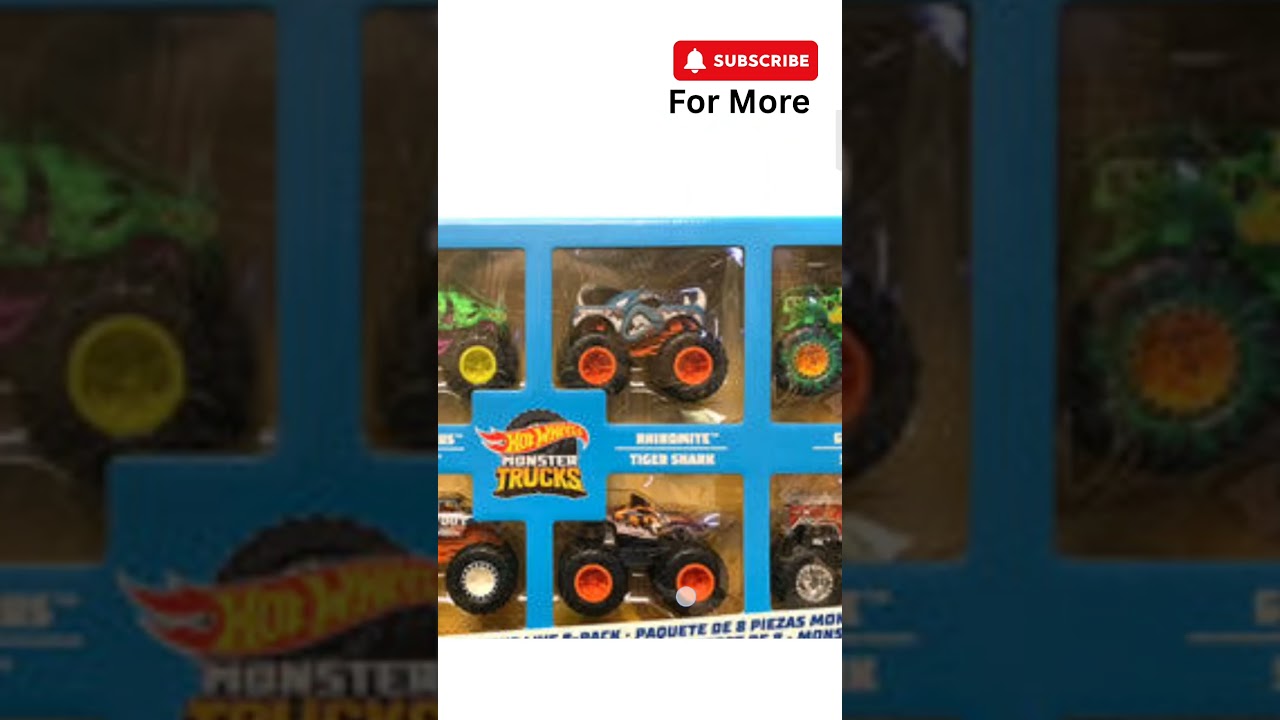 Hotwheels monster trucks 8 pack new for 2025 