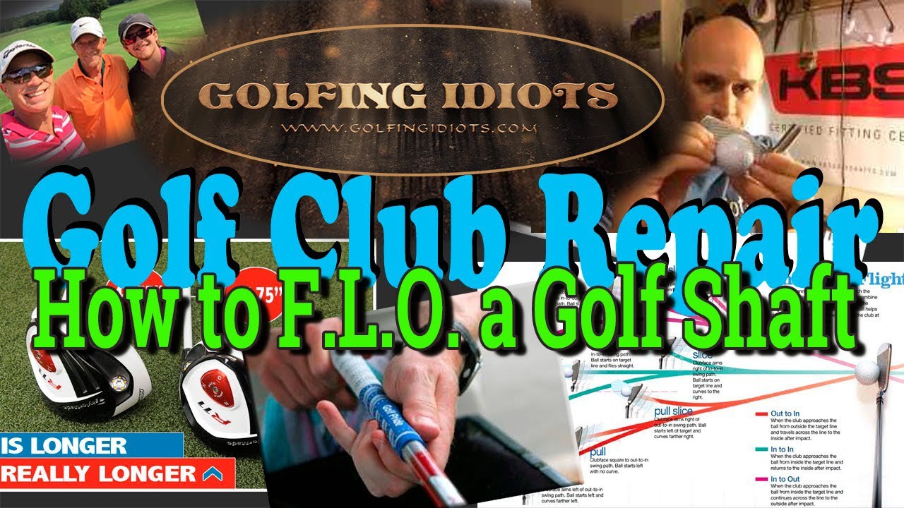 How to FLO a Golf Shaft (correct position of shaft alignment) - YouTube