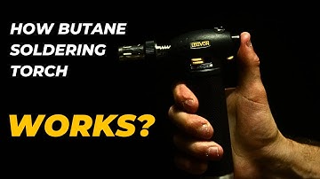 LEXIVON Butane Torch  Kit | Premium Self-Igniting Soldering Station with Adjustable Flame