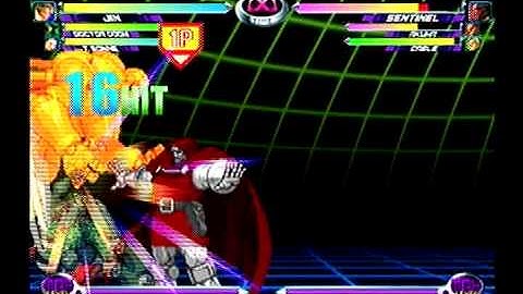 MvC2: Jin with Doom AAA air combo