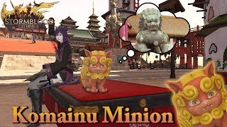 FFXIV: 4.2: Komainu Minion!