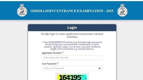 OJEE Admit Card 2025 Out/How To Check/Admission Admit Card for OJEE 2025/OJEE Admit Card Link