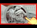 MONEDA DE PLATA SUDÁFRICA 2020 -  DINOSAURIOS | ONZAS El Mundo de las Monedas