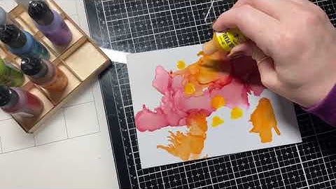 Alcohol inks, texture paste, and stencils, oh my!