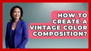 How To Create A Vintage Color Composition? - Graphic Design Nerd