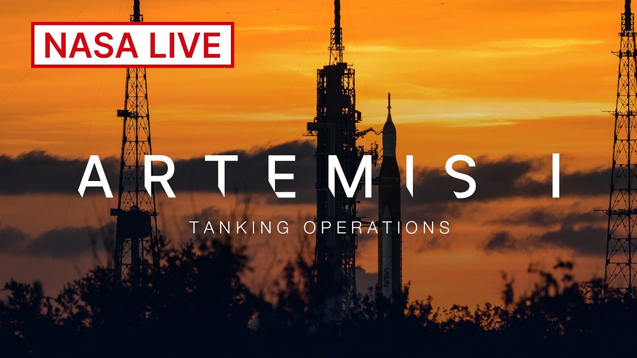 Artemis I Pre-Launch Tanking Operations - YouTube
